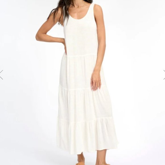 Splendid Mirage Maxi white Dress - Picture 1 of 8